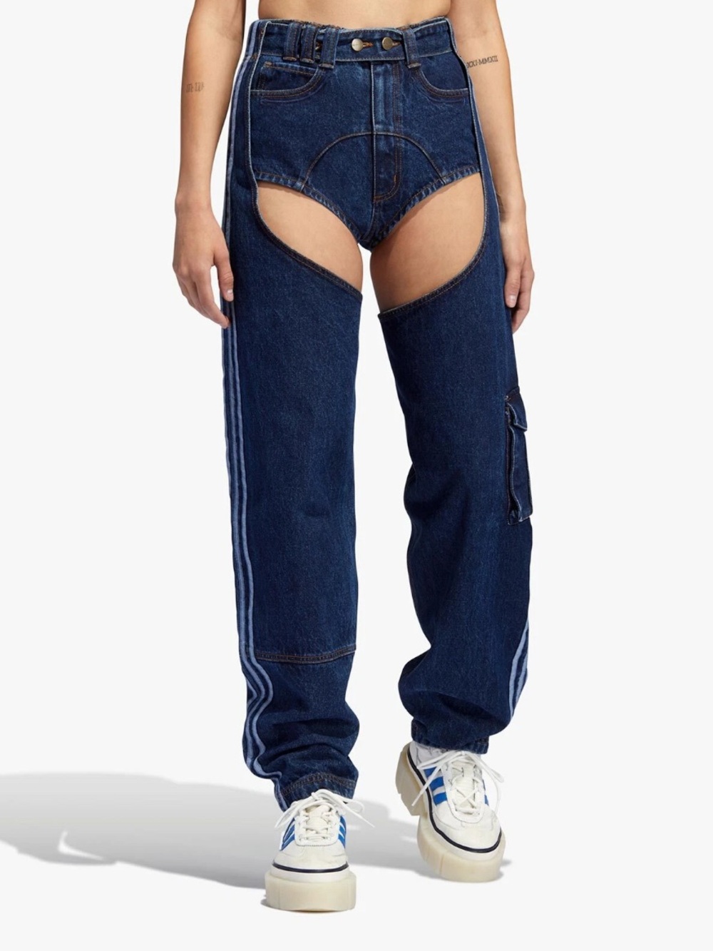 Ivy Park x Adidas Denim Chaps